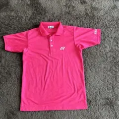 YONEX メンズピンク ポロシャツ ＮＡＧＯＹＡ記名あり　S Sサイズ