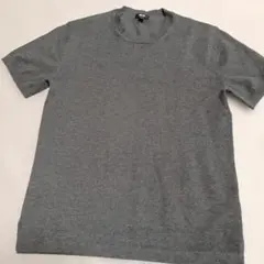 値下げ ユニクロ クルーネック ダークグレー S