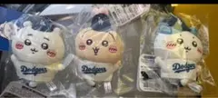 ちいかわ MLB ドジャース マスコット 3点セット　うさぎ　ちいかわ　ハチワレ