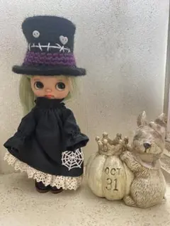 へなちょこオバケのニット帽 プチブライスサイズ