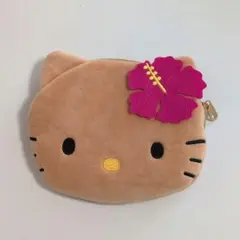 HELLO KITTY ハローキティ　日焼けキティ　フェイスポーチ