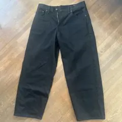 GAP EXTRA BAGGY ブラックデニム 30 | 30