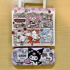 バレンタインチョコ　サンリオキャラクターズ×ゴンチャロフ クロミ ペンケース缶