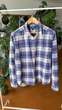 patagonia チェック柄ネルシャツ L