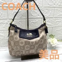 美品❣️ COACH コーチ 44379レザーワンハンドルハンドバッグ