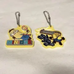 【早い者勝ち★即日発送】ミニオンズ ラバーキーホルダー 2個セット