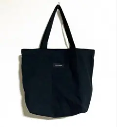 ユナイテッドアスレ　トートバッグ　黒　綿100%