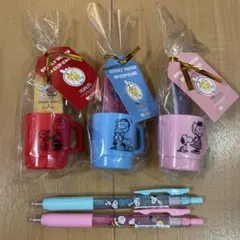 スヌーピー⭐︎付箋&サラサ　５点セット