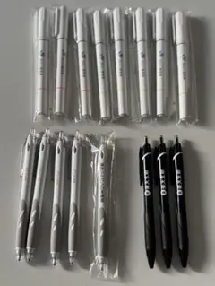 ノベルティー メーカーロゴ入り ボールペン16本まとめ売り