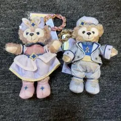 上海ディズニー 10周年 ダッフィー シェリーメイ ぬいぐるみキー