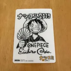 ONEPIECE ワンピース ナツコミ 2019 フェア サイン色紙風ミニ下敷き