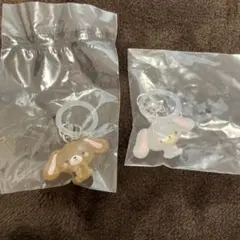 【新品未使用】サンリオ ゆるっとめじるしアクセサリー / くろうさ　しろうさ