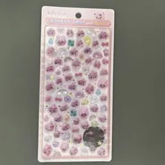 ボンボンドロップシールしずくちゃんmini うるおいちゃん　ピンク