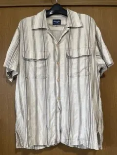 90s Wrangler 半袖　オープンカラーシャツのサムネイル