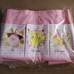 新品 未開封 ポケットモンスター　プラチナムザッカ　ポケット付　収納バッグ