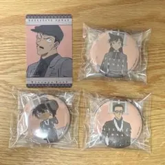 名探偵コナン セガ ラッキーくじ Vintage Look J賞 缶バッジセット