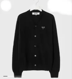 PLAY COMME des GARÇONS ブラック カーディガン - メルカリ