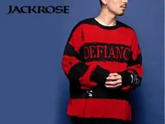 JACKROSE ジャックローズ JE ダメージボーダーニット セーター L