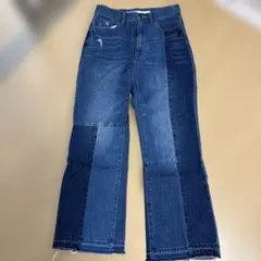 【Niko and…】ストレートセミフレアデニムパンツ M