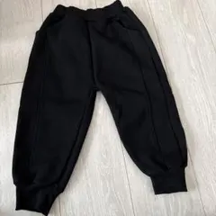 キッズ　ブラック スウェットパンツ 100cm