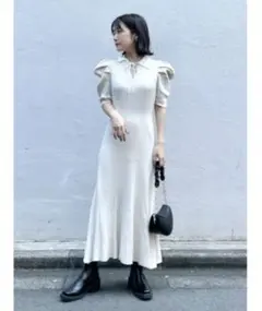 LILY BROWN ニットワンピース