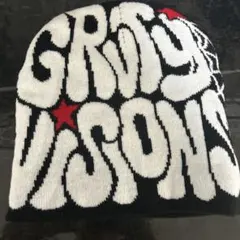 ビーニー　y2k 文字付き