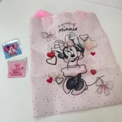 ミニー ステッカー トートバッグ