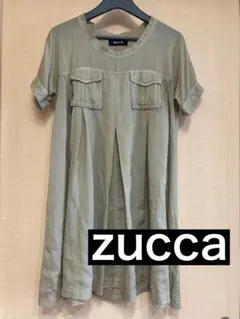 ズッカ　ワンピース　チュニック　ベージュ　美品