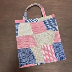 No.1 北欧柄　ぺたんこバッグ