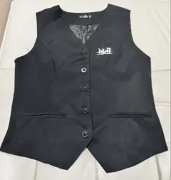 NieR Clothing ブラックベスト スーツ　ユニセックスのサムネイル