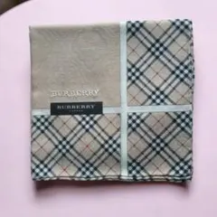 BURBERRY LONDON 大判ハンカチ ノバチェック ベージュ系