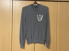 【極上品】PEARLY GATES グレー ニットセーター 4 M