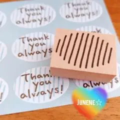 イラストはんこ しましま ゴム印 スタンプ