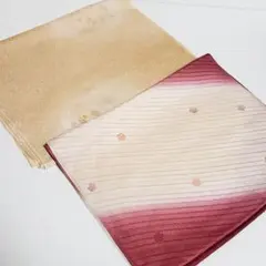 (0813)帯揚げ 2点 まとめ売り 着物 和装 小物