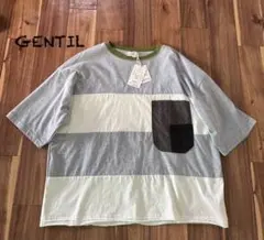 【新品】GENTIL ボーダーTシャツ　ジャンティ　5390円　タグ付きのサムネイル
