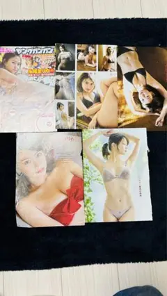グラビア雑誌とポスターセット　長尾まりや