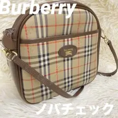 【美品】Burberry ノバチェック ショルダーバッグ　バーバリー