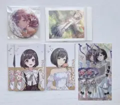 あ*ル様 プロセカ 東雲絵名 グリッター缶バッジ エピカ 箔押し クリアしおり