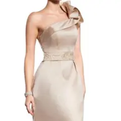 【新品】ワンショルダー　ミニドレス