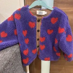 MARKY'S HOGAN ハート柄ボアジャケット 90cmのサムネイル