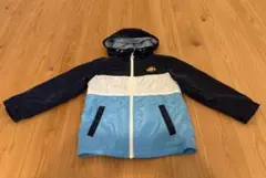 BEAMS フード付きジャケット ブルゾン　パーカー　ネイビー/ライトブルー
