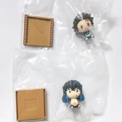 一番くじ 鬼滅の刃　～姉の仇～　F賞 ちょこのっこフィギュア　炭治郎　伊之助