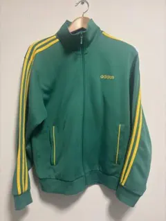 美品　adidas トラックジャケット　ブラジルカラー　Ｌサイズ