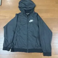 Nike ナイロンジャケット ブラック　子供L