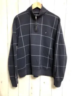 US古着 NAUTICA ノーティカ ハーフジップスウェット L r58