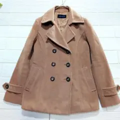 ジャイロ Pコート M キャメル ダブル レディース　アウター