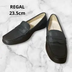 【美品】REGAL リーガル F26J モカシンローファー 23.5cm 本革