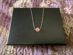 バイカラー天然石ネックレス