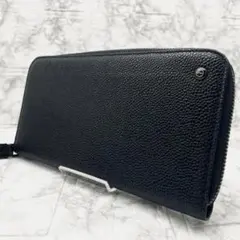 極美品✨ ブルガリ 長財布 ラウンドファスナー サークルロゴ ビー