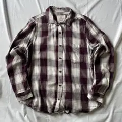 00s チェック ネルシャツ グランジ Y2K 平成 大人気 古着 Lサイズ